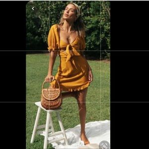 Mura Boutique - Sorrento Dress (Mustard Yellow)